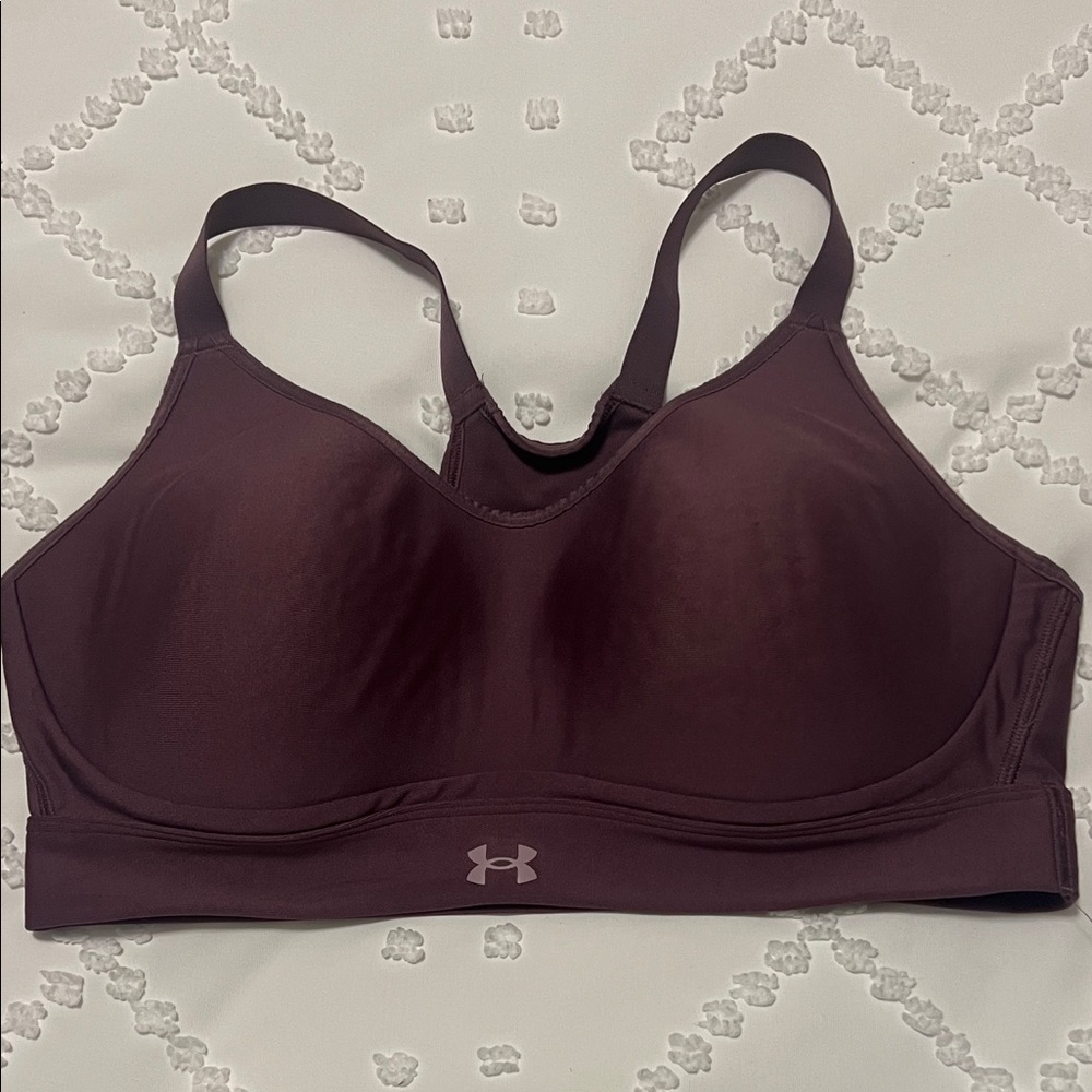 Under Armour Women's Dark Purple Sports Bra